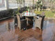 Rattan Garden Dining Sets , Indoor / Outdoor Resin Wicker Furniture Sets