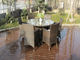 Rattan Garden Dining Sets , Indoor / Outdoor Resin Wicker Furniture Sets